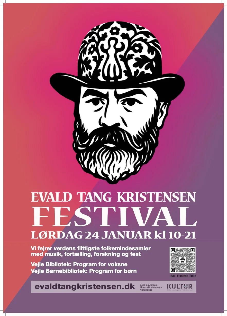 Evald Tang Kristensen fetsivalplakat