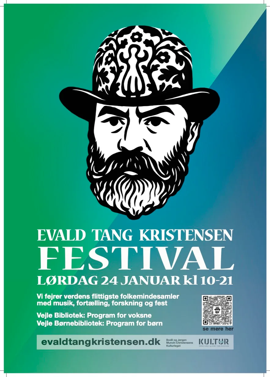 Evald Tang Kristensen fetsivalplakat